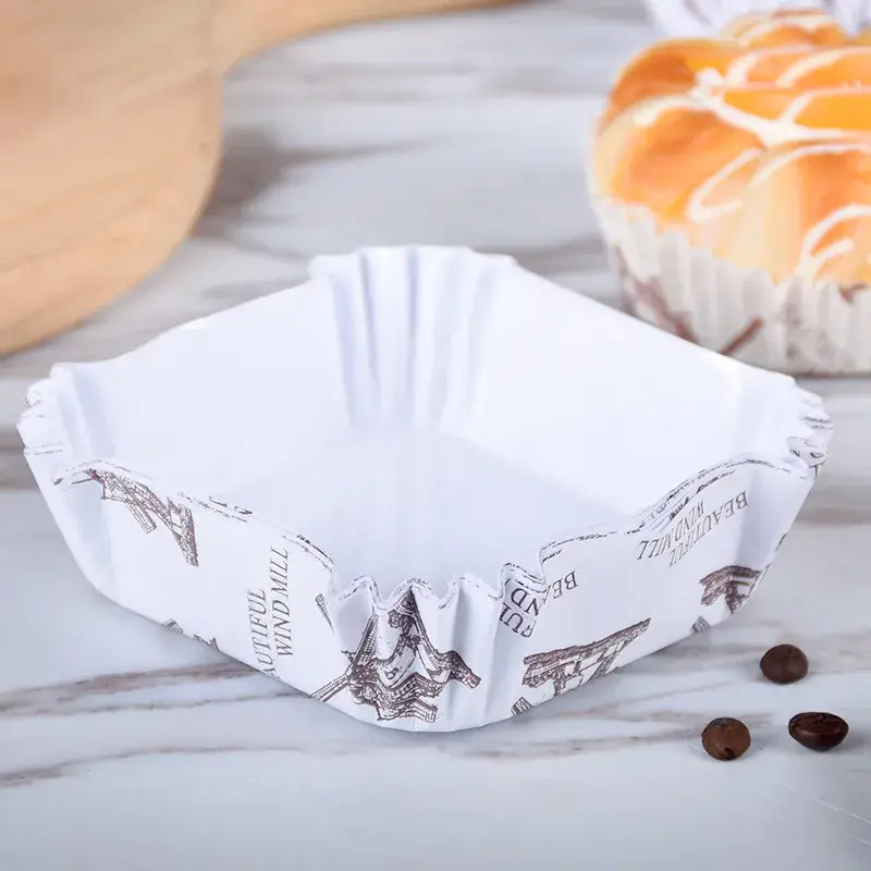 Cốc bánh giấy tái sử dụng an toàn cho thực phẩm, thân thiện với môi trường và vệ sinh hoàn toàn