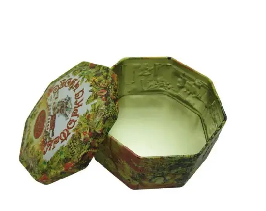 Hộp bánh quy hình bát giác đẹp mắt, đảm bảo an toàn cho thực phẩm