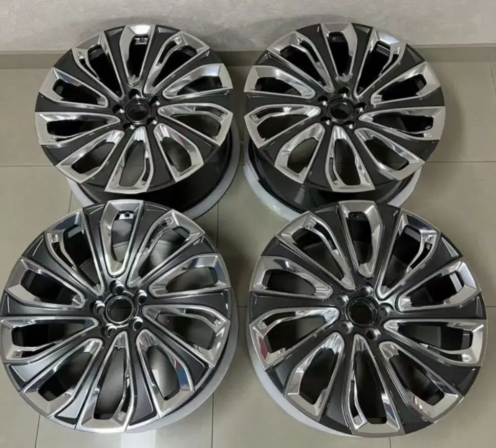 Bánh xe rèn tùy chỉnh đánh bóng sáng bóng màu đen 16-24 5X112, 5X120, 5X130 dành cho xe Range Rover có thể được đề xuất từ nhà cung cấp này