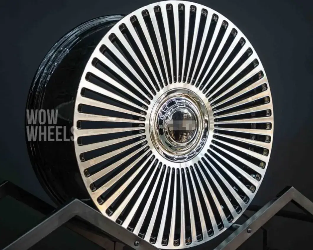 Bánh xe rèn tùy chỉnh đánh bóng sáng bóng màu đen 16-24 5X112, 5X120, 5X130 dành cho xe Range Rover có thể được đề xuất từ nhà cung cấp này hình ảnh 12-description