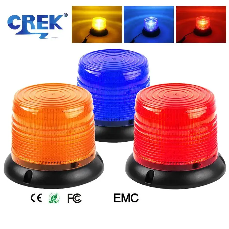 Đèn cảnh báo xoay LED kích thích âm thanh sire cho xe nâng trong kho lưu trữ hình ảnh 21-description