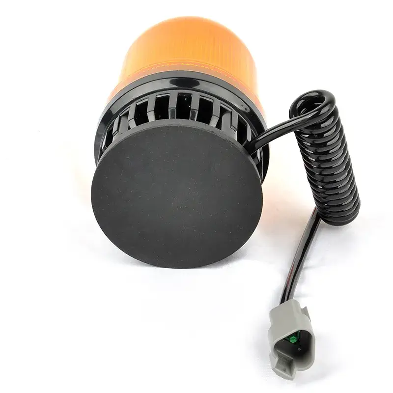 Đèn cảnh báo xoay LED kích thích âm thanh sire cho xe nâng trong kho lưu trữ hình ảnh 13-description