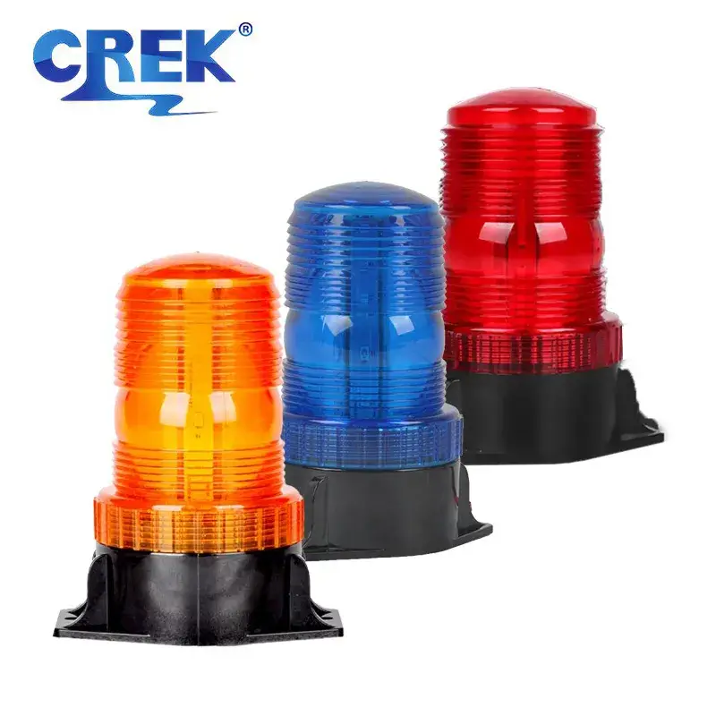 Đèn cảnh báo xoay LED kích thích âm thanh sire cho xe nâng trong kho lưu trữ hình ảnh 20-description