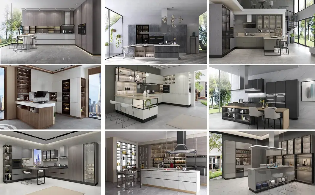 Đơn vị sản xuất tủ bếp Foshan phân phối sỉ hình ảnh 16-description