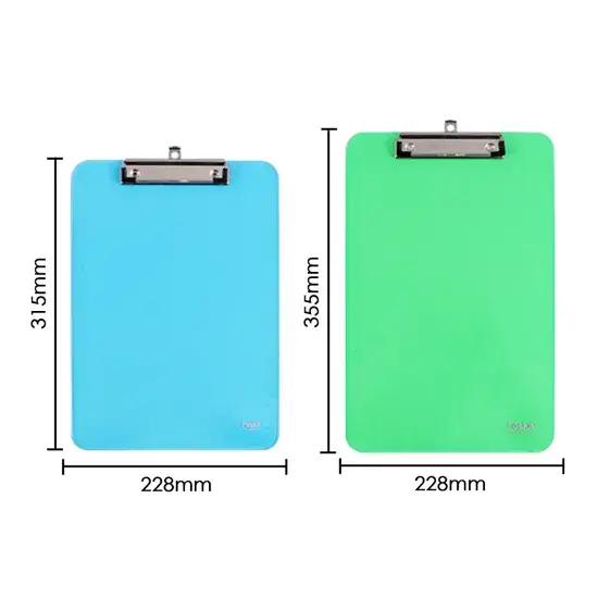 Bảng Clip Foska FC A4: Sản phẩm Kích thước Đa dạng và Màu sắc Phong phú, Phù hợp cho Bác sĩ, Y tá, Giáo viên và Học sinh