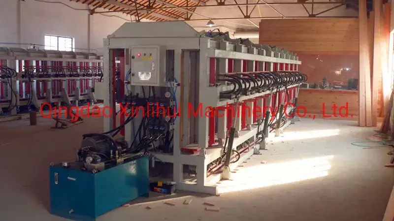 Bộ soạn thảo thủy lực bốn mặt và hai mặt, máy ép gỗ tần số cao