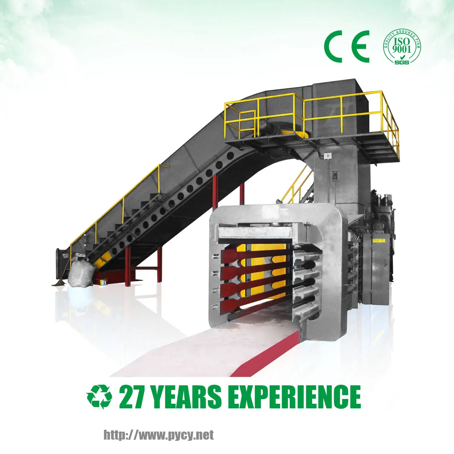 Máy ép lon nhôm tự động hiện đại từ Qiangye Recycling Solutions