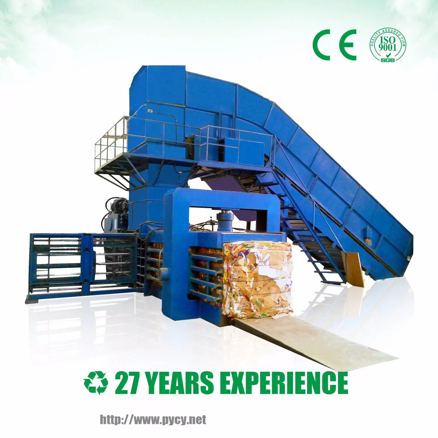 Máy ép lon nhôm tự động hiện đại từ Qiangye Recycling Solutions