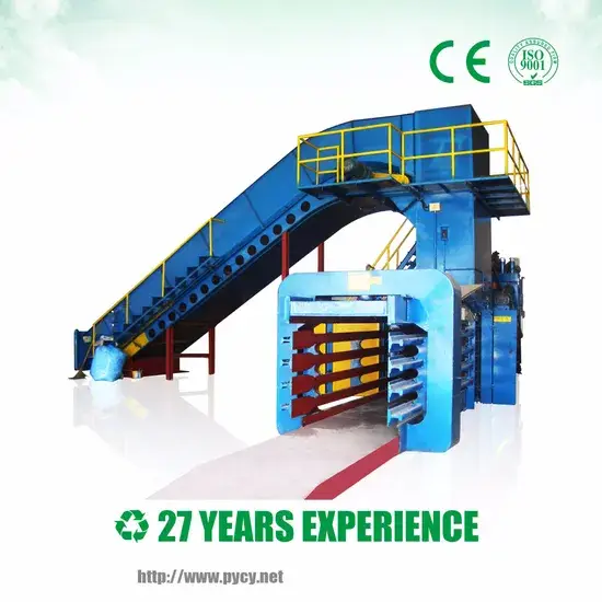Máy ép lon nhôm tự động hiện đại từ Qiangye Recycling Solutions hình ảnh 1-description