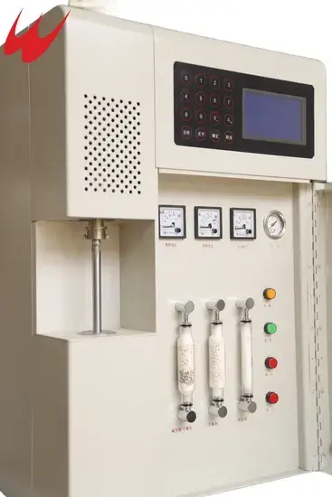 Thiết bị y tế tự động mới, máy kiểm tra carbon và lưu huỳnh hoàn toàn mới