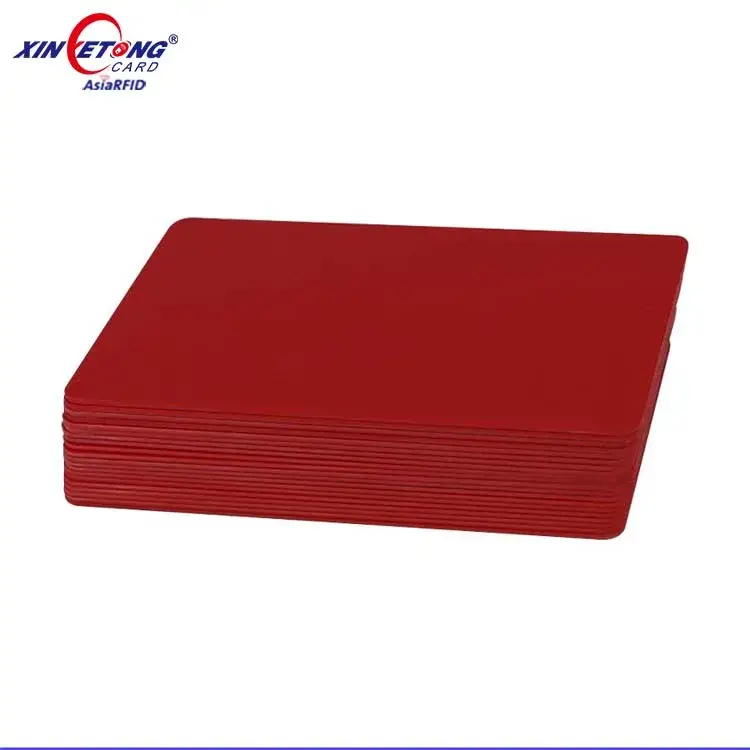 Thẻ PVC thông minh NFC có màu sắc đa dạng và viền trắng không gianh限