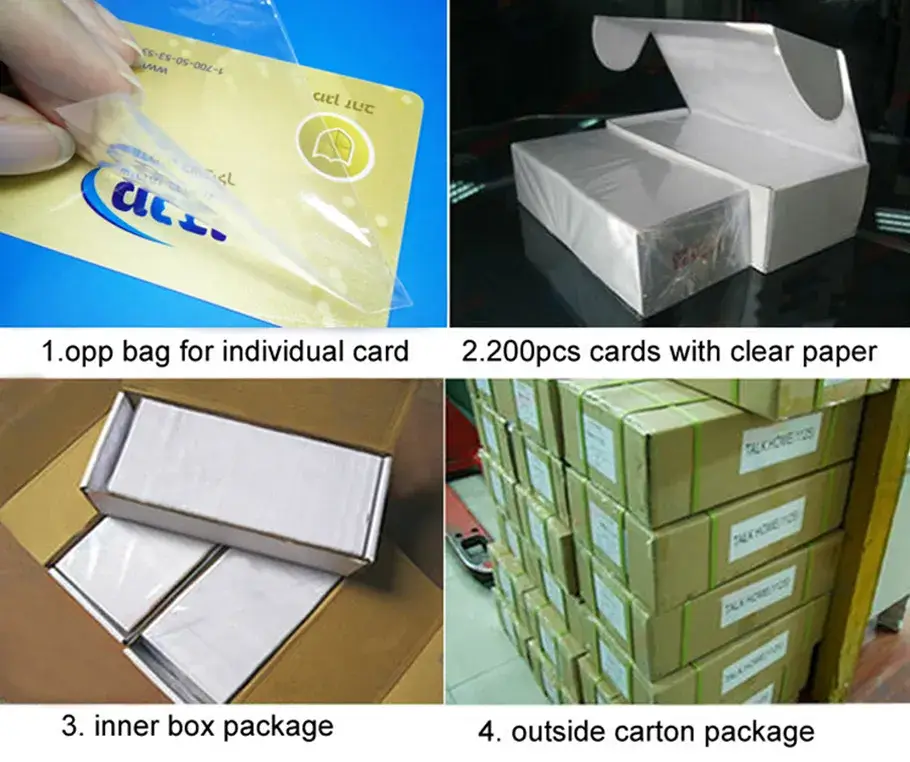 Thẻ PVC thông minh NFC có màu sắc đa dạng và viền trắng không gianh限 hình ảnh 14-description
