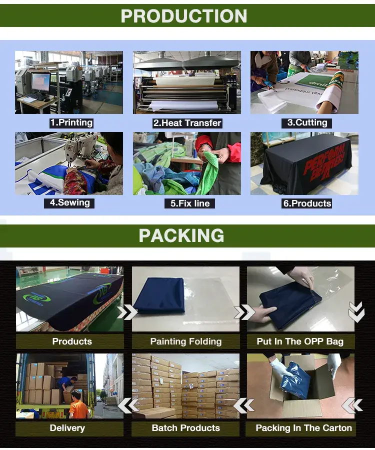 Khăn trải bàn đa dạng màu sắc phục vụ quảng cáo và khuyến mãi hình ảnh 23-description