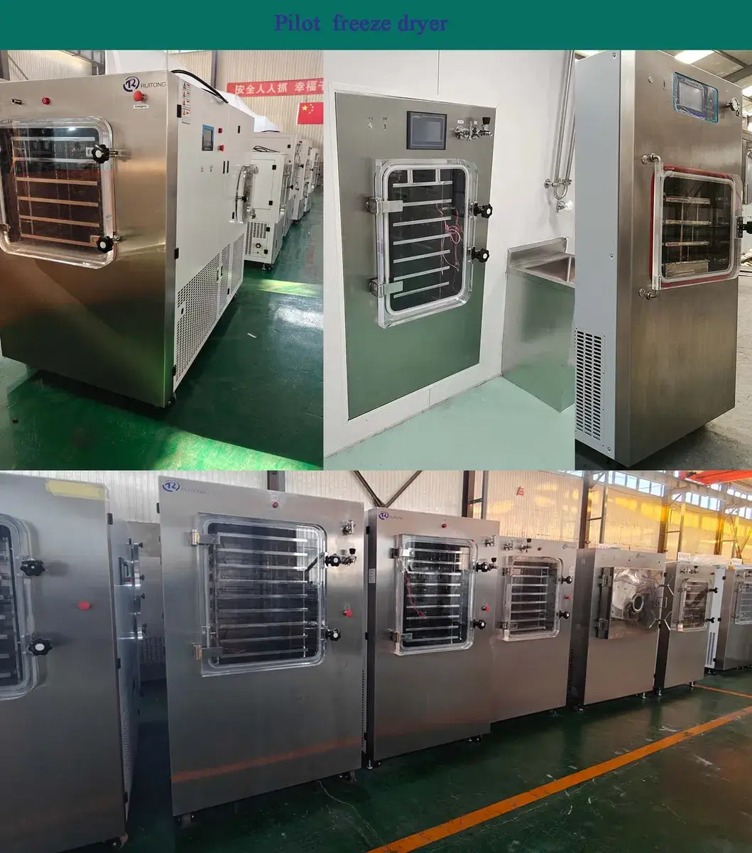 Máy sấy đông chân không tự động với tính năng đông lạnh tại vị trí hình ảnh 28-description