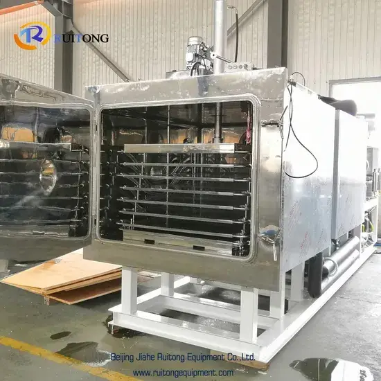 Máy sấy đông chân không tự động với tính năng đông lạnh tại vị trí