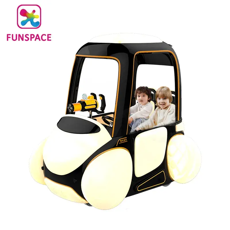 Công viên giải trí Funspace: Xe đồ chơi phát sáng trong bóng tối và xe điện va chạm dành cho trẻ em