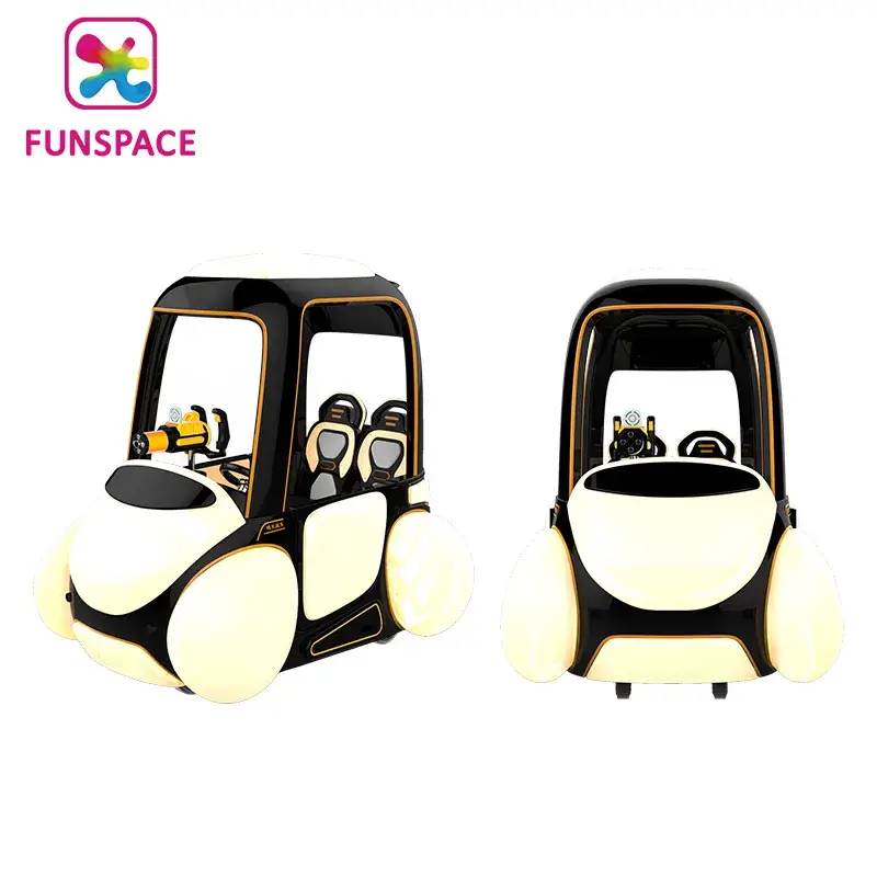 Công viên giải trí Funspace: Xe đồ chơi phát sáng trong bóng tối và xe điện va chạm dành cho trẻ em