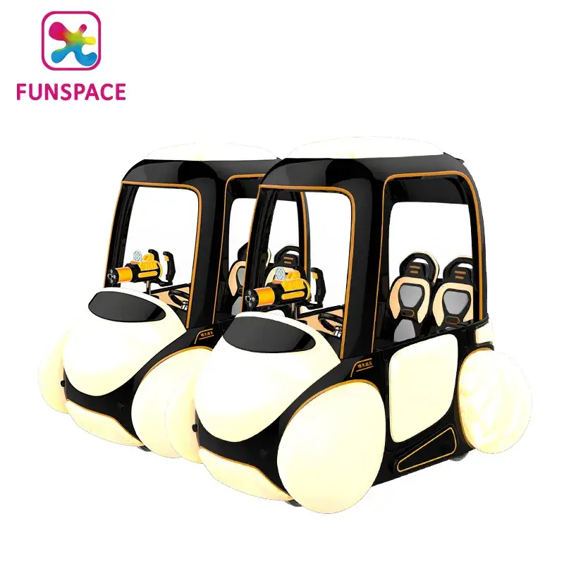 Công viên giải trí Funspace: Xe đồ chơi phát sáng trong bóng tối và xe điện va chạm dành cho trẻ em