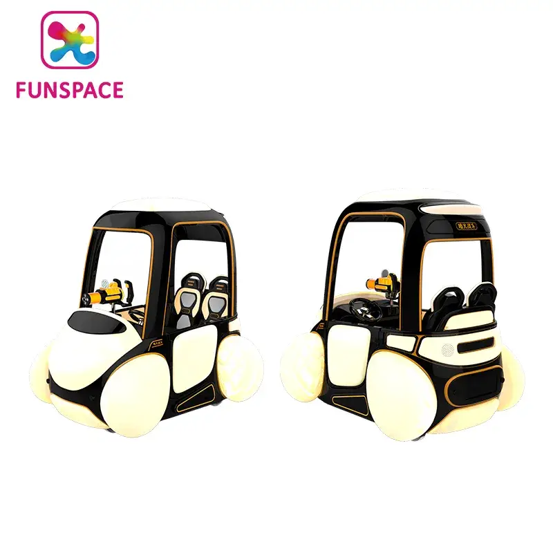 Công viên giải trí Funspace: Xe đồ chơi phát sáng trong bóng tối và xe điện va chạm dành cho trẻ em