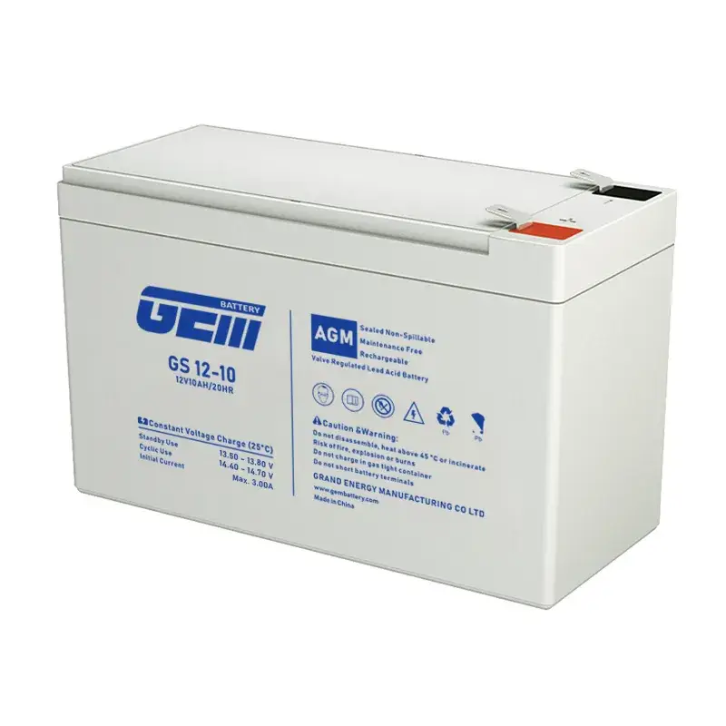 Ắc quy Axit Chì AGM GEM 12V10ah - Dịch vụ bảo trì miễn phí cho hệ thống PCCC, UPS và Năng lượng mặt trời hình ảnh 12-description