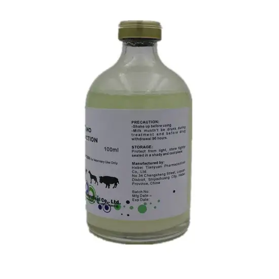 Thuốc thú y tiêm Amoxicillin 15% 20% chuyên dụng cho chó nuôi cừu, sản xuất theo tiêu chuẩn GMP chống vi khuẩn nhiễm khuẩn