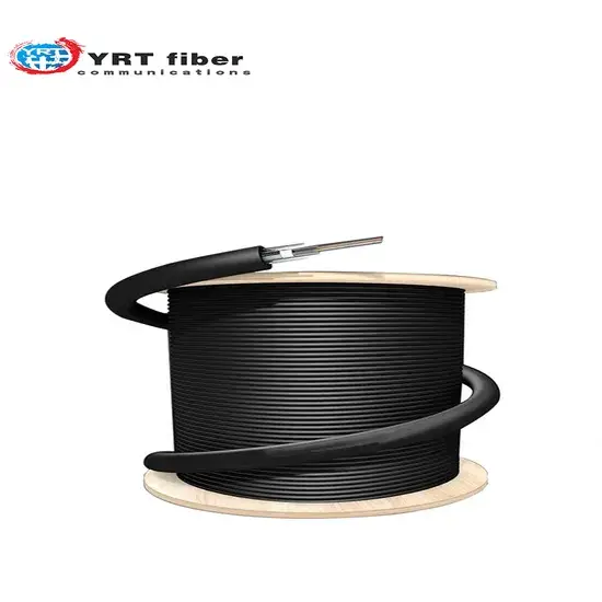 Cáp quang GYXTW chống nước và chịu môi trường khắc nghiệt, loại ống trung tâm, có 2-24 lõi