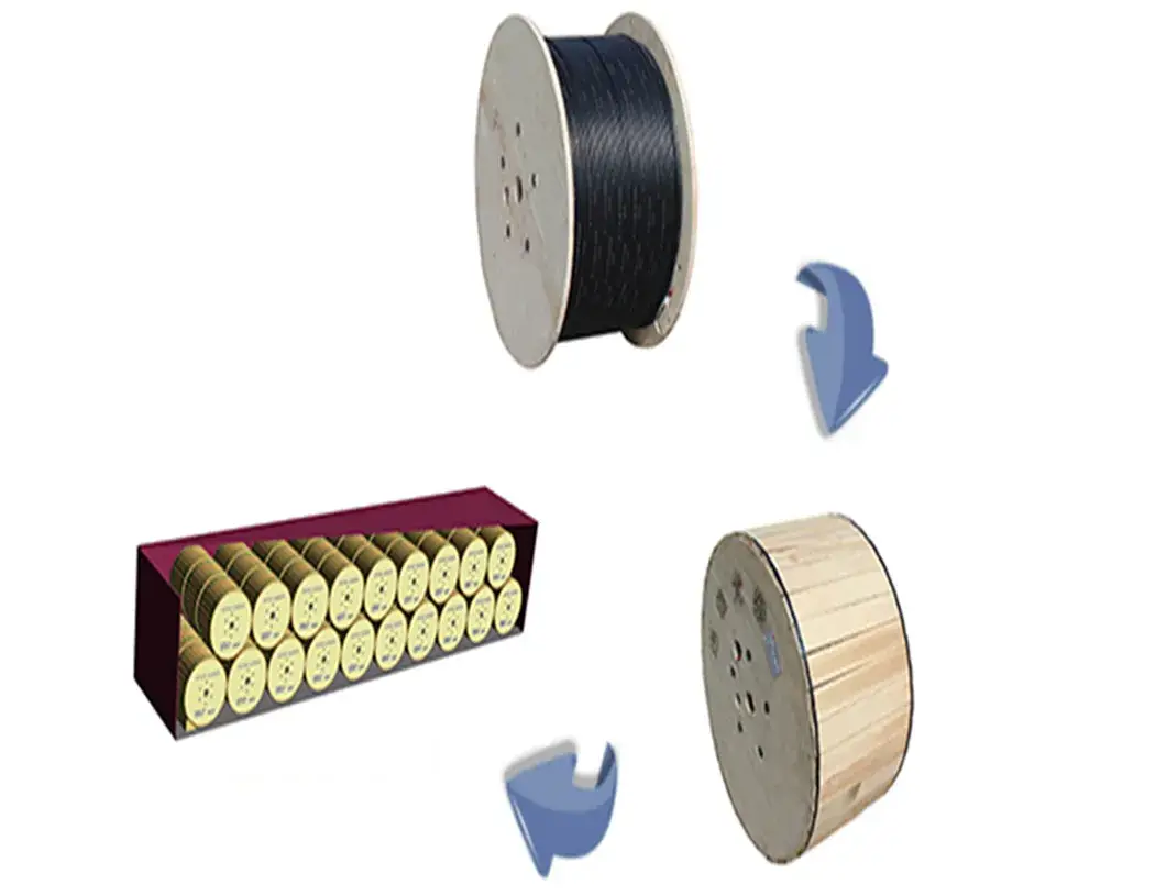 Cáp quang GYXTW chống nước và chịu môi trường khắc nghiệt, loại ống trung tâm, có 2-24 lõi hình ảnh 14-description
