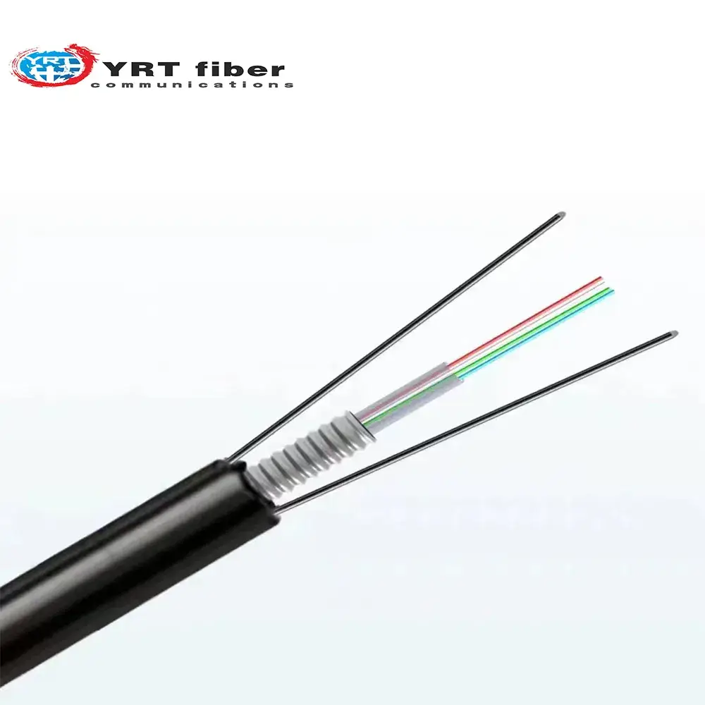 Cáp quang GYXTW chống nước và chịu môi trường khắc nghiệt, loại ống trung tâm, có 2-24 lõi