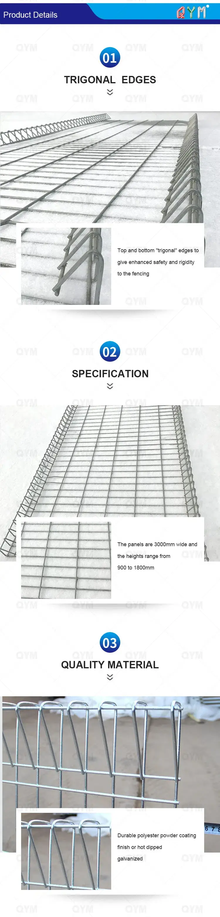 Hàng rào lưới hàn BRC cuộn tròn bọc mạ kẽm chất lượng tốt hình ảnh 13-description