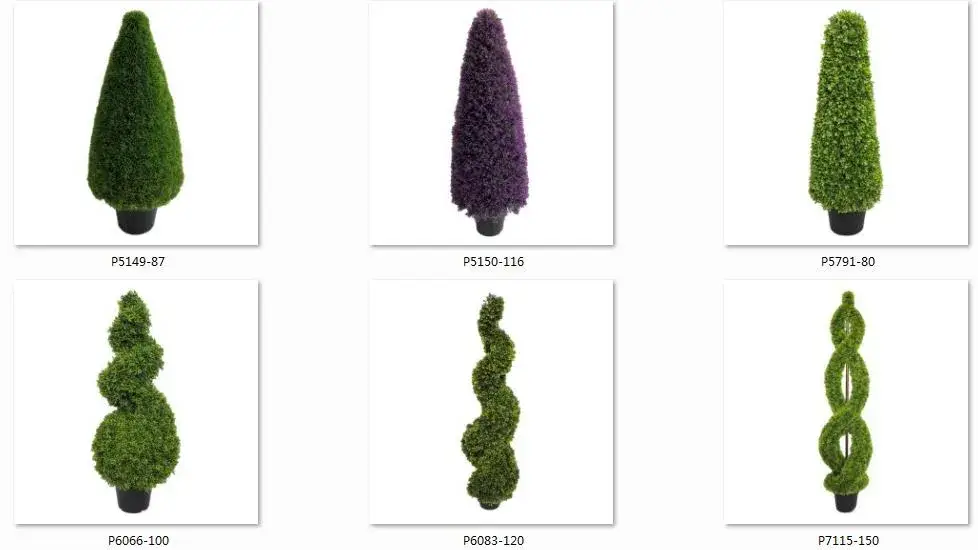 Khung kim loại mạ kẽm dùng để trang trí cây topiary nhựa hình ảnh 5-description