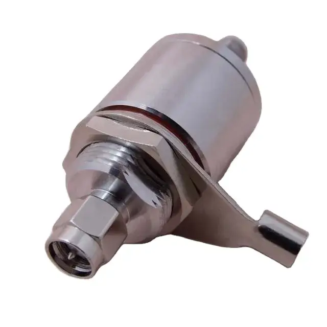Bộ bảo vệ chống sét bằng ống phóng điện gas với kết nối bulkhead SMA đực sang SMA cái DC-6GHz 90V - Giải pháp an toàn cho thiết bị điện tử