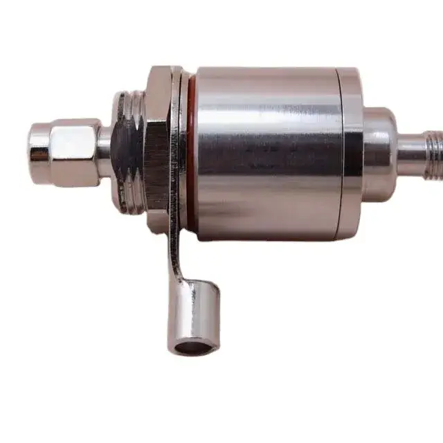Bộ bảo vệ chống sét bằng ống phóng điện gas với kết nối bulkhead SMA đực sang SMA cái DC-6GHz 90V - Giải pháp an toàn cho thiết bị điện tử