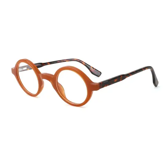 Kính tròn bằng nhựa acetate - Sản phẩm buôn sẵn cho phụ nữ hình ảnh 1-description