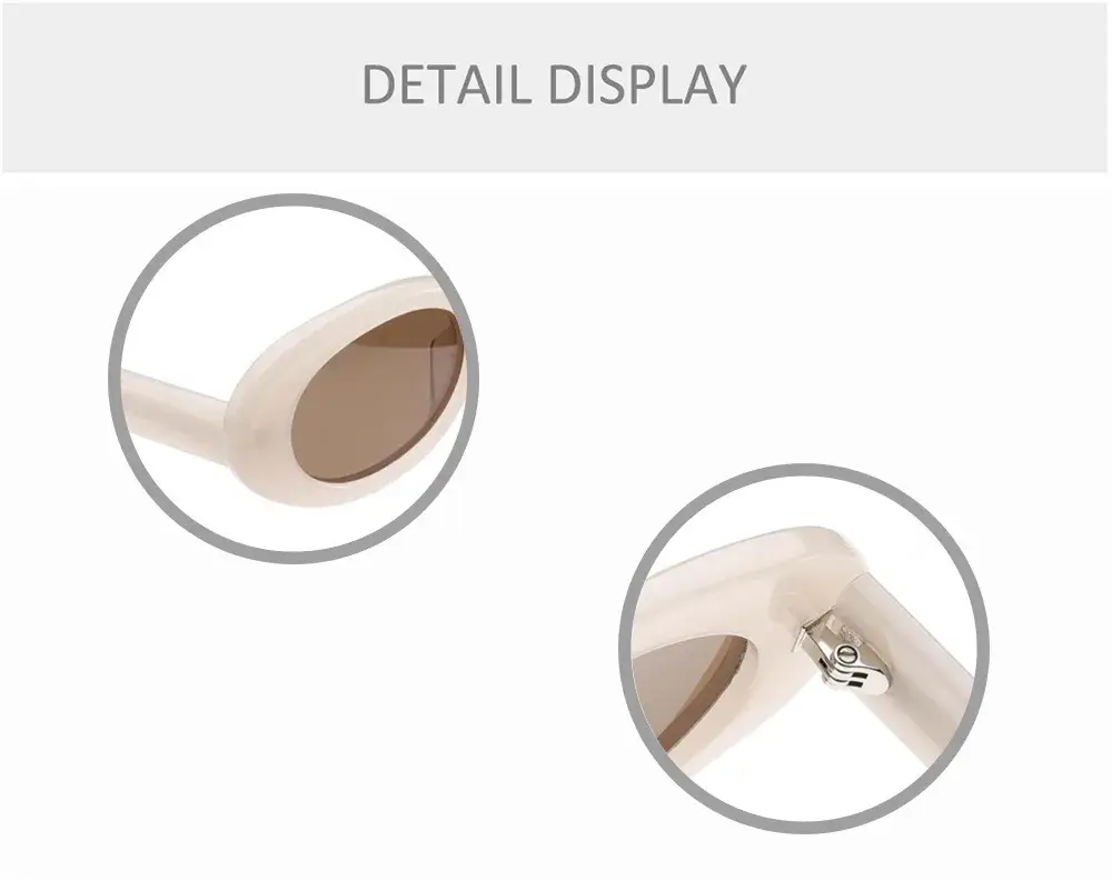 Kính râm thời trang nữ cao cấp kiểu tròn làm từ chất liệu acetate hình ảnh 12-description