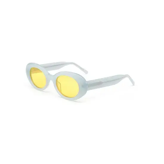 Kính râm thời trang nữ cao cấp kiểu tròn làm từ chất liệu acetate