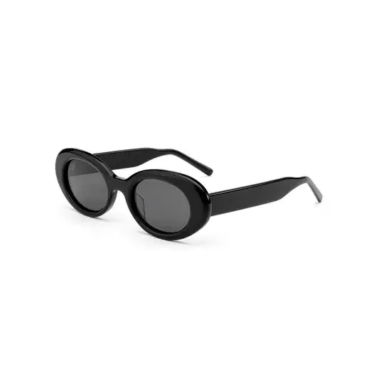Kính râm thời trang nữ cao cấp kiểu tròn làm từ chất liệu acetate