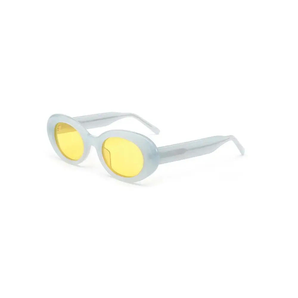 Kính râm thời trang nữ cao cấp kiểu tròn làm từ chất liệu acetate