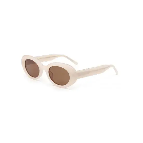 Kính râm thời trang nữ cao cấp kiểu tròn làm từ chất liệu acetate hình ảnh 1-description