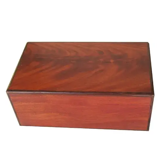 Hộp quà thủ công từ gỗ hồng đào với bề mặt sáng bóng tinh tế hình ảnh 1-description