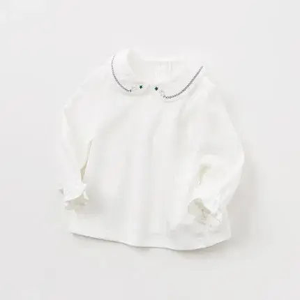 Áo thun cotton dài tay dành cho bé gái hình ảnh 12-description