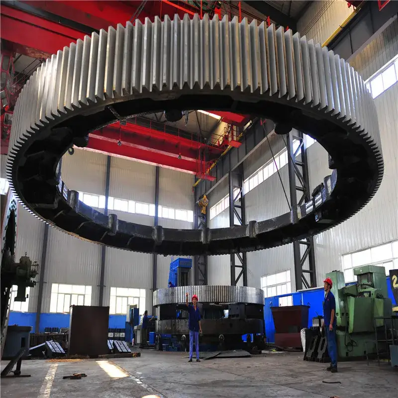Bánh răng vòng phụ tùng cho máy nghiền bi hình ảnh 16-description