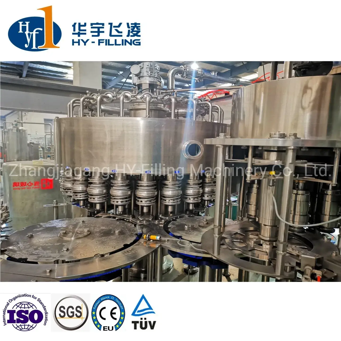 Thiết bị đóng chai nhựa thủy tinh chuyên dụng cho sữa, cà phê, trà và nước trái cây