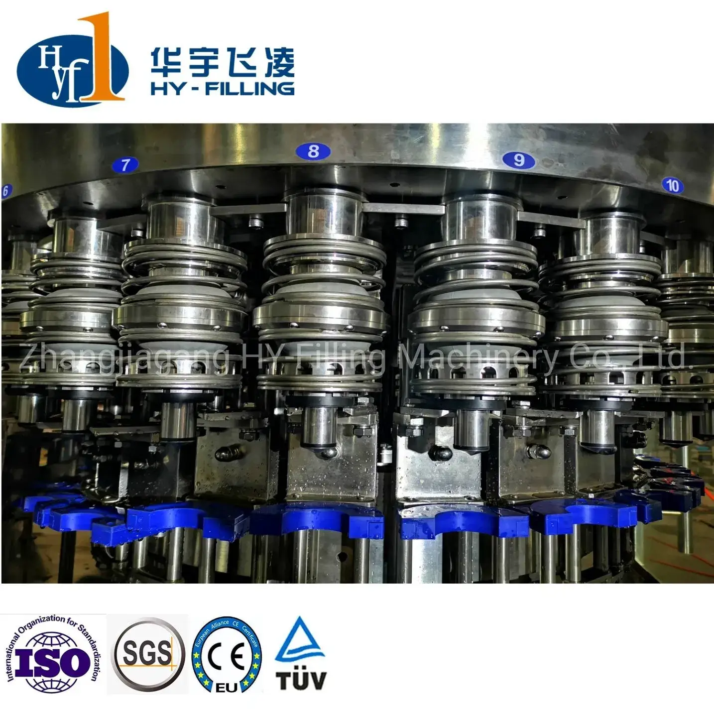 Thiết bị đóng chai nhựa thủy tinh chuyên dụng cho sữa, cà phê, trà và nước trái cây