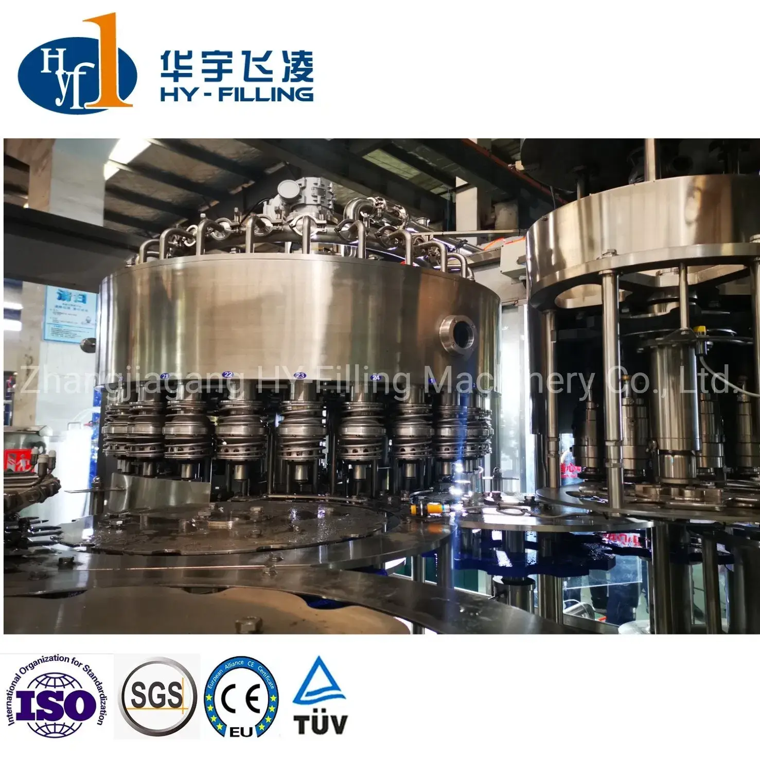 Thiết bị đóng chai nhựa thủy tinh chuyên dụng cho sữa, cà phê, trà và nước trái cây