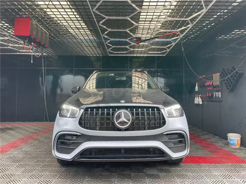 Bộ body kit xe AMG cho cản trước và cản sau dành cho Mercedes Benz GLE W167 2020-2023 với lưới tản nhiệt hình ảnh 15-description
