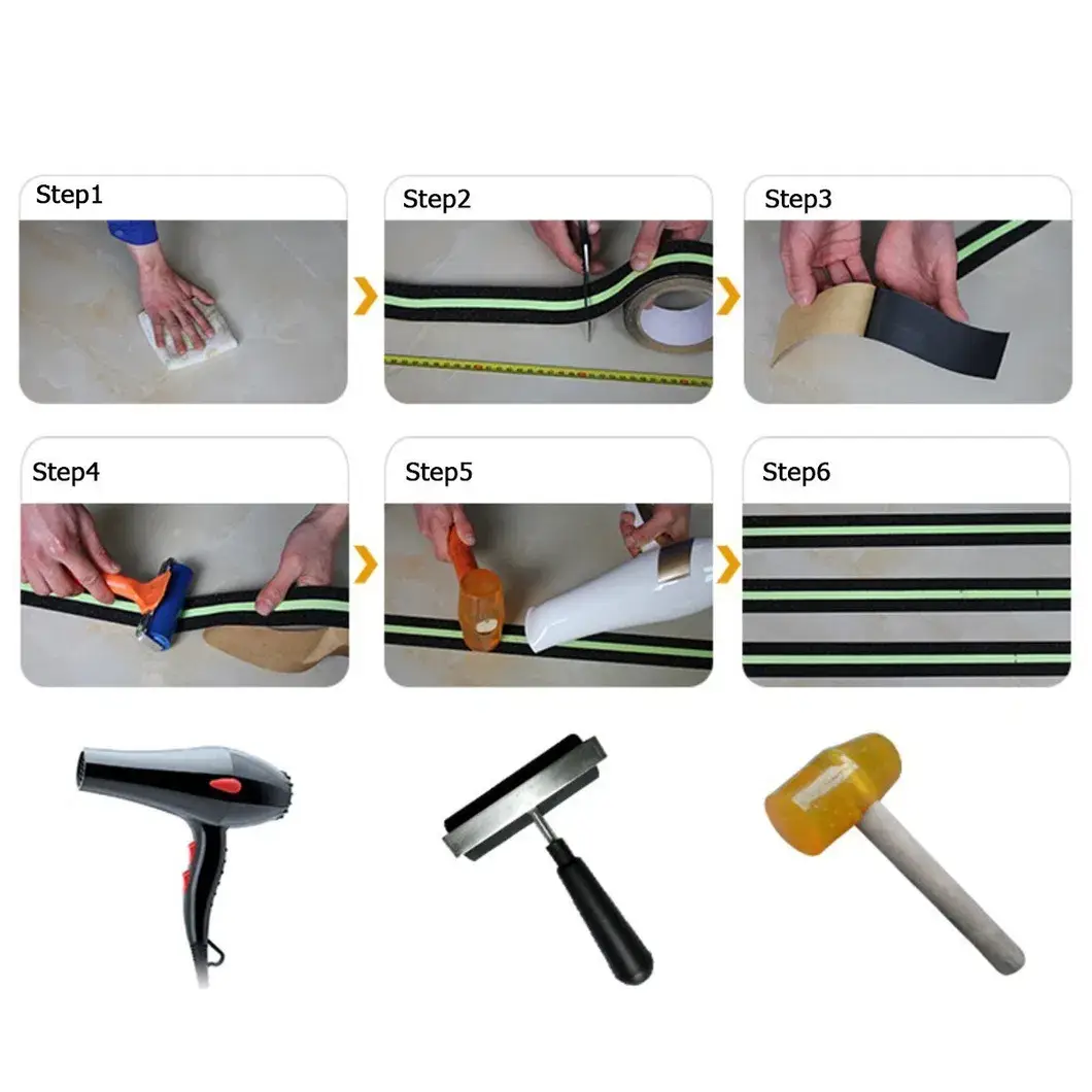 Băng dính phát sáng chống trượt an toàn ngoài trời cho thú cưng, chống thấm nước hình ảnh 16-description