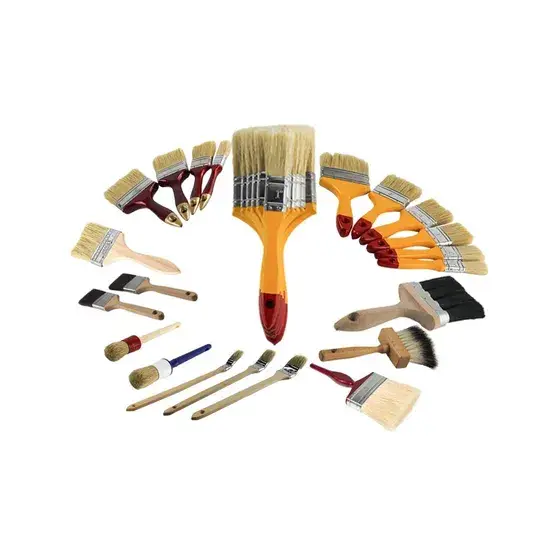 Bộ cọ vẽ tay cầm gỗ ống nhôm Gmtools - 10 mảnh, phù hợp cho nghệ sĩ vẽ hình ảnh 1-description