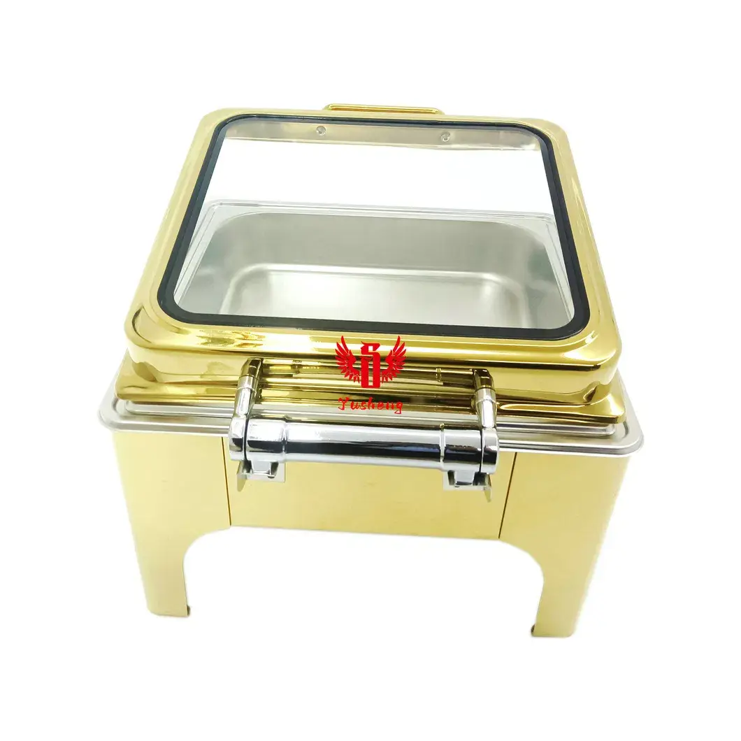 Bình giữ nhiệt vuông màu vàng với chân làm từ thép cao cấp hình ảnh 27-description