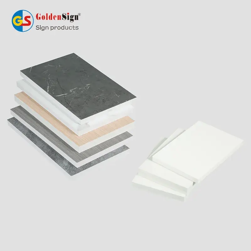Bảng PVC trắng Goldensign 18mm - Sự lựa chọn hoàn hảo cho tấm Foamex và tấm PVC bọt da