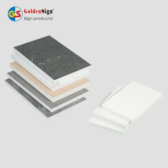 Bảng PVC trắng Goldensign 18mm - Sự lựa chọn hoàn hảo cho tấm Foamex và tấm PVC bọt da